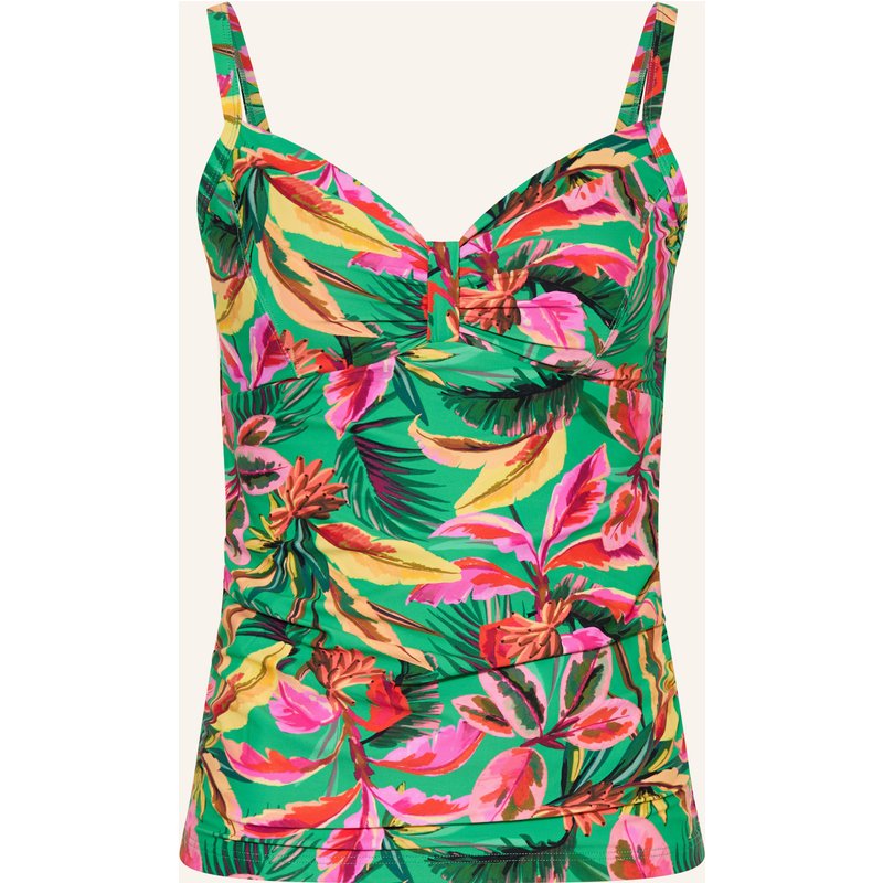 Cyell Bügel-Tankini-Top Floral Forest gruen