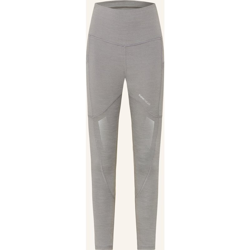 Super.Natural Tights Active Lightening Mit Merinowolle grau