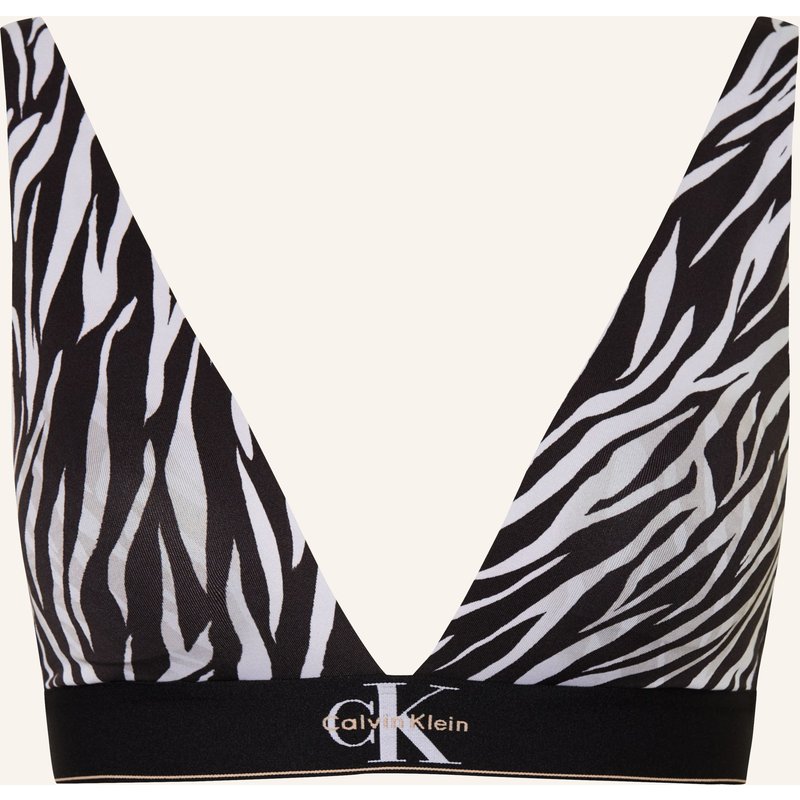 Calvin Klein Triangel-Bh Graphic Monogram schwarz