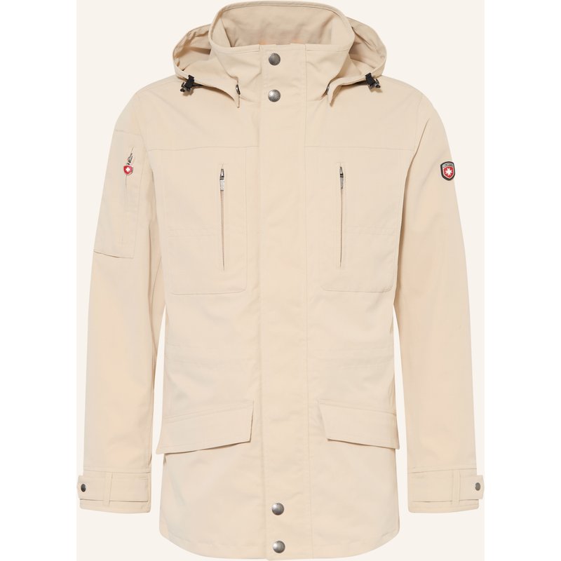 Wellensteyn Funktionsjacke Mit Abnehmbarer Kapuze beige