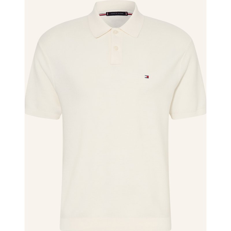 Tommy Hilfiger Piqué-Poloshirt weiss