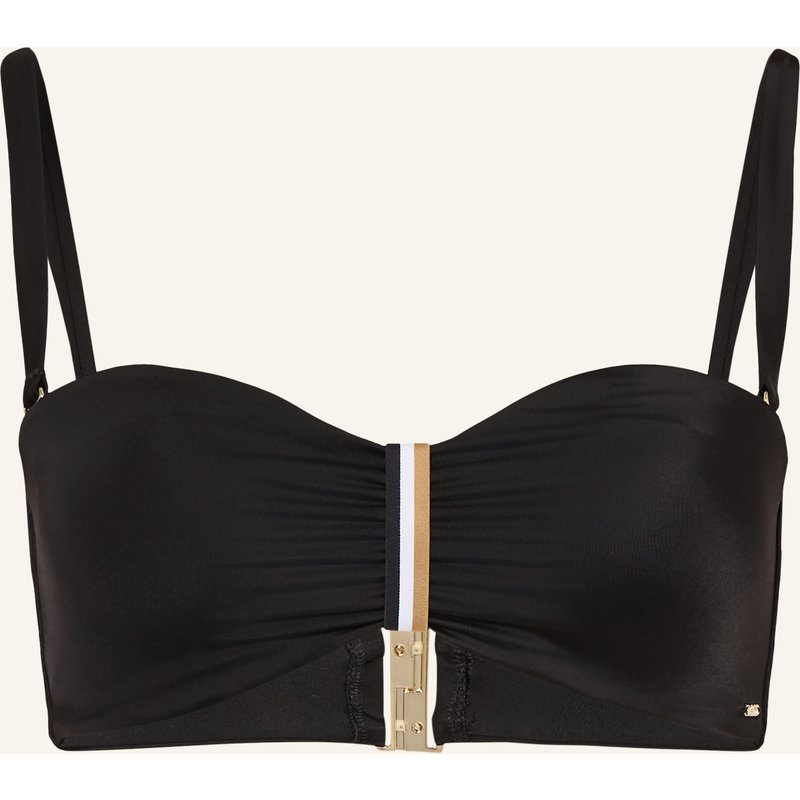 Boss Bandeau-Bikini-Top Bandeau schwarz