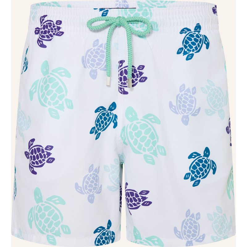 Vilebrequin Badeshorts Tortues Multico weiss