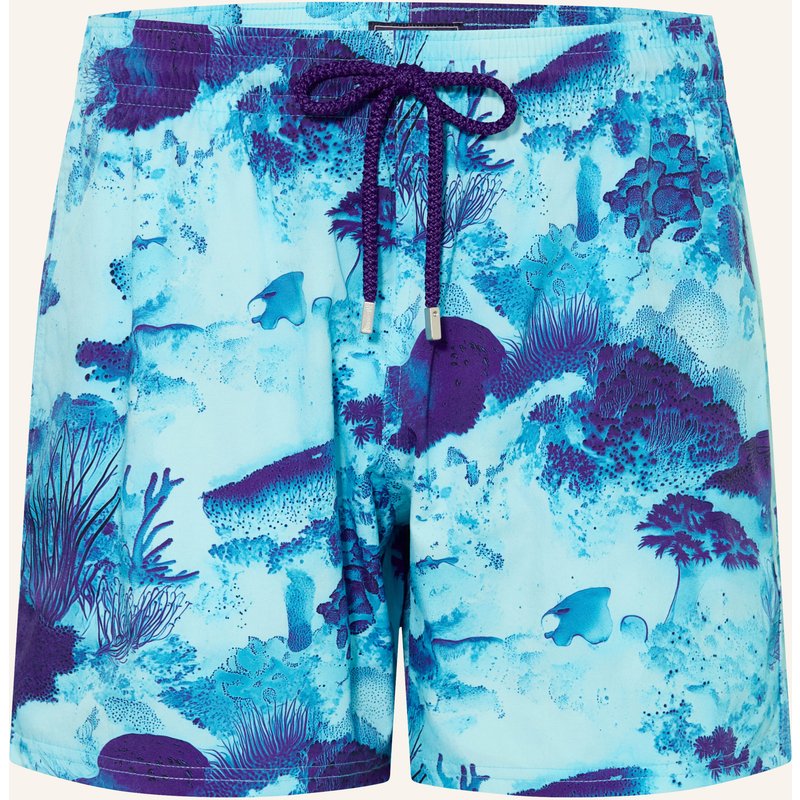 Vilebrequin Badeshorts Coral Reef blau