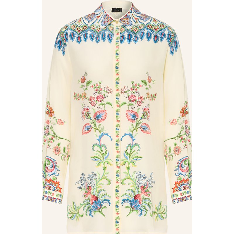 Etro Hemdbluse Aus Seide weiss