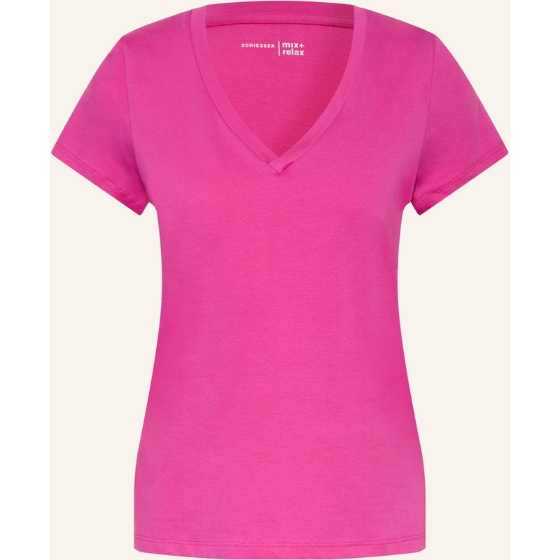 Schiesser Schlafshirt Mix+Relax pink
