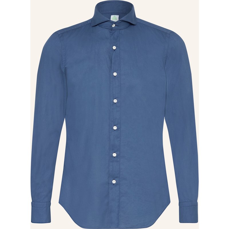 Finamore 1925 Hemd Tokyo Sergio Slim Fit blau