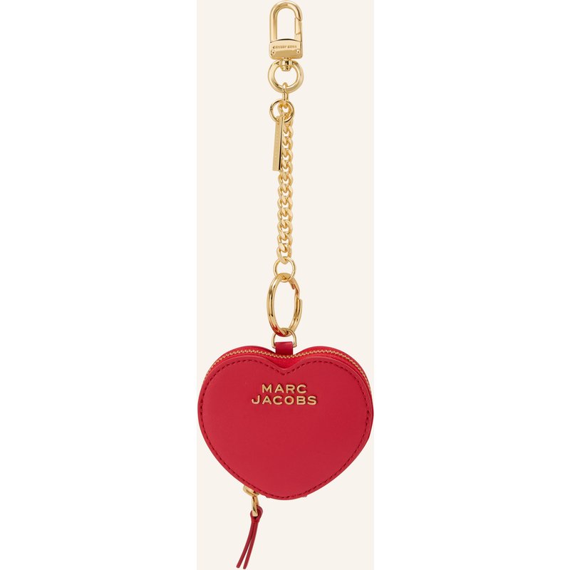 Marc Jacobs Taschenanhänger The Heart Pouch Bag Charm rot