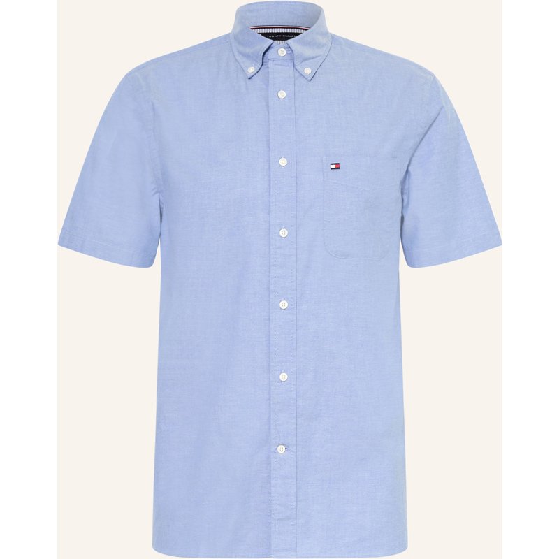 Tommy Hilfiger Kurzarm-Hemd Regular Fit blau