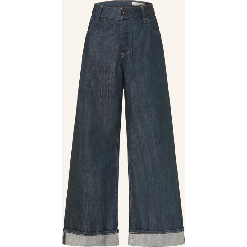 G-Star Wide Leg Jeans Roxx blau