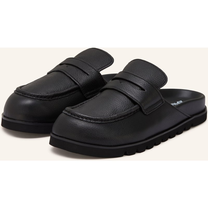 Naked Wolfe Pantoletten Cord schwarz