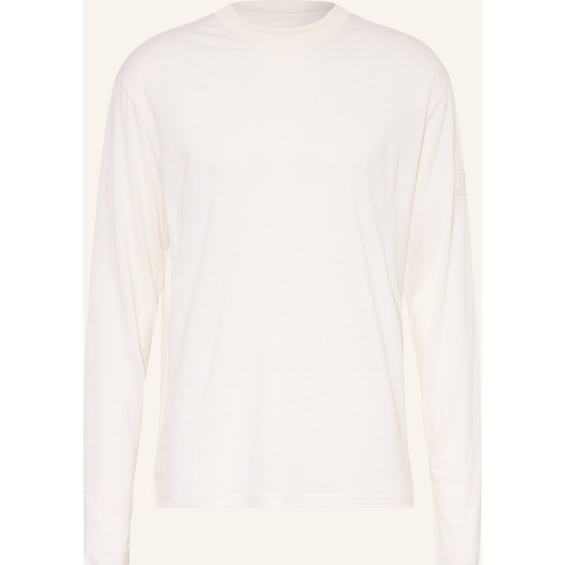 Super.Natural Longsleeve Casual Mit Merinowolle weiss