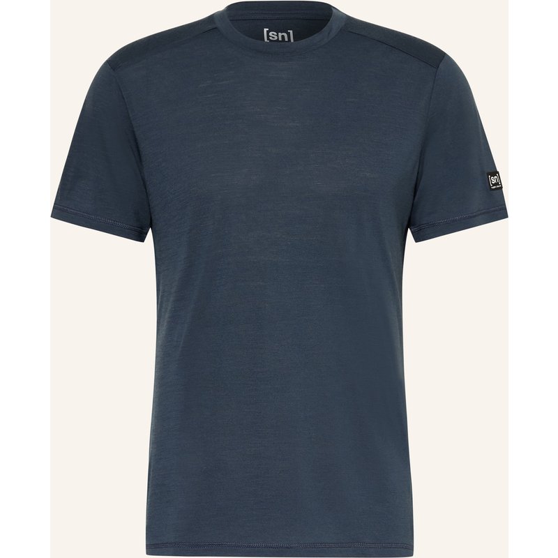 Super.Natural Funktionsshirt Essential Mit Merinowolle blau