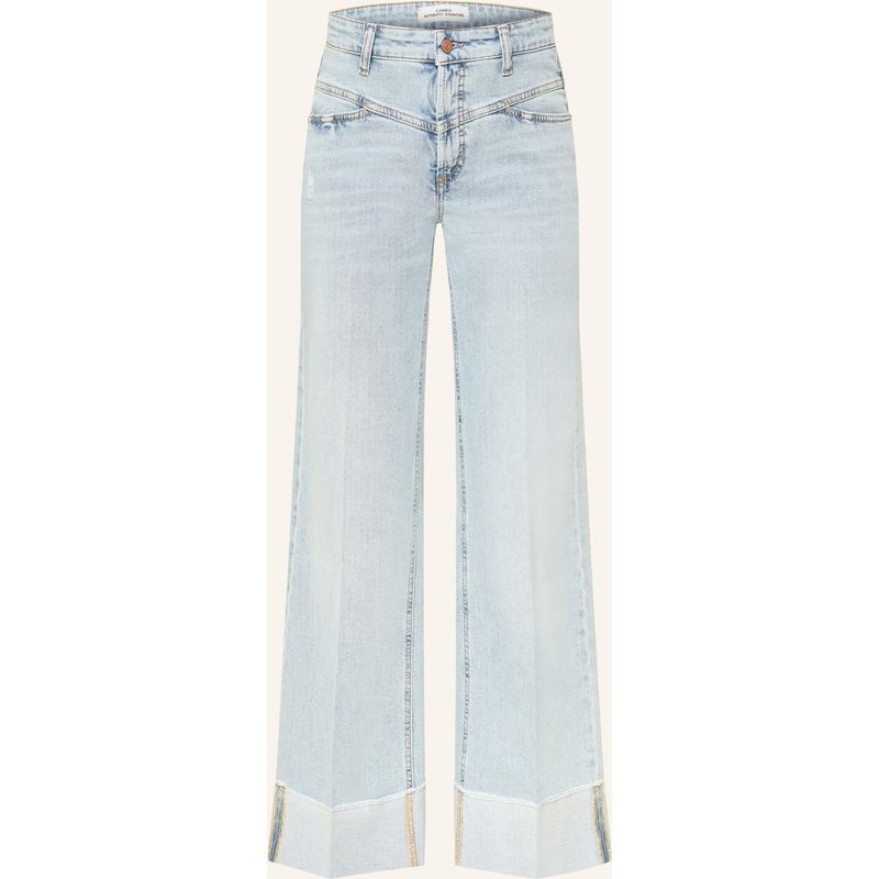 Cambio Wide Leg Jeans Antonia blau