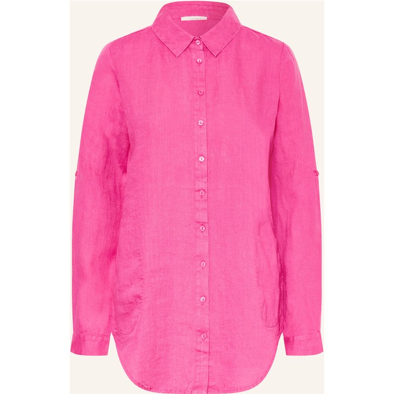 Lilienfels Hemdbluse Aus Leinen pink