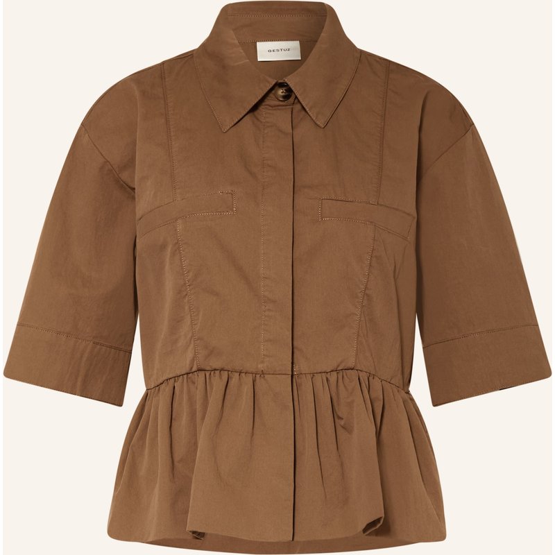 Gestuz Hemdbluse Gzzandaya braun