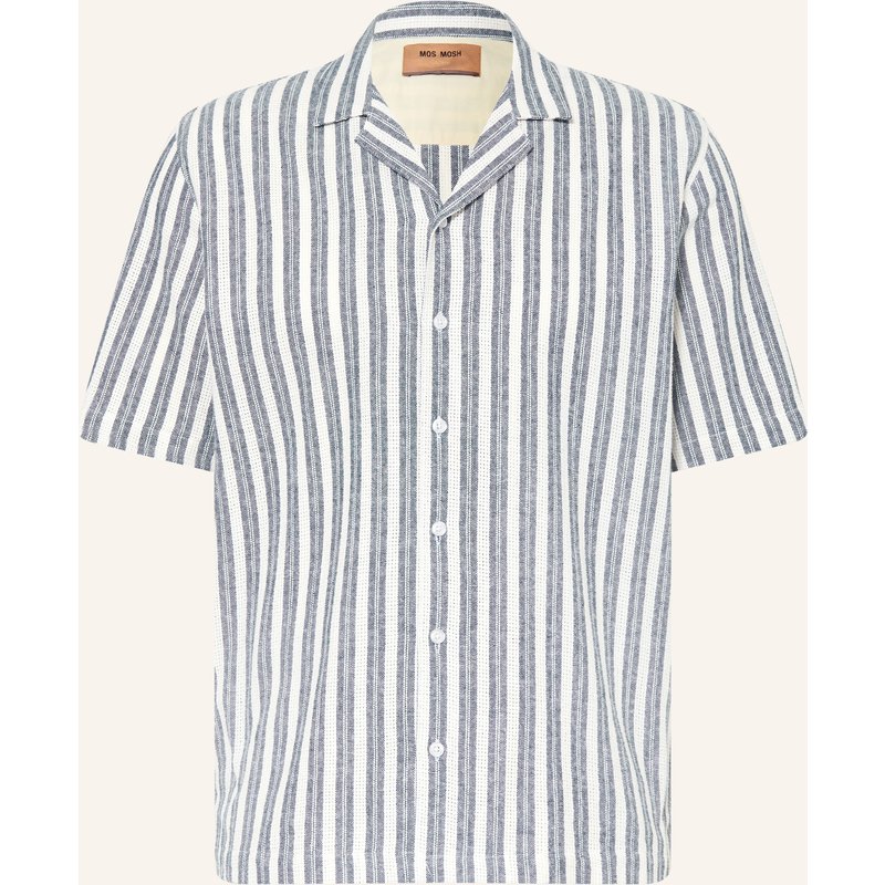 Mos Mosh Gallery Resorthemd Mmgjoe Basso Regular Fit blau