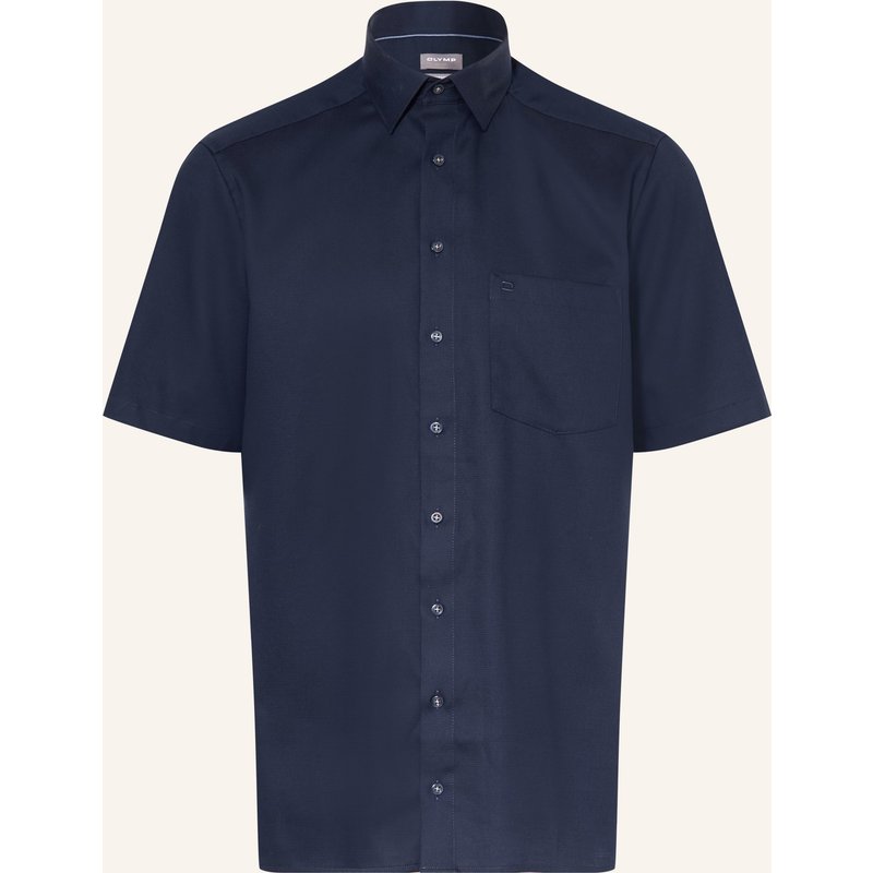 Olymp Kurzarm-Hemd Luxor Comfort Fit blau