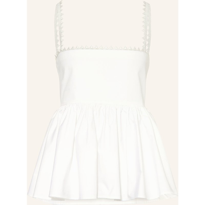 Jacquemus Top La Haut Traversin weiss