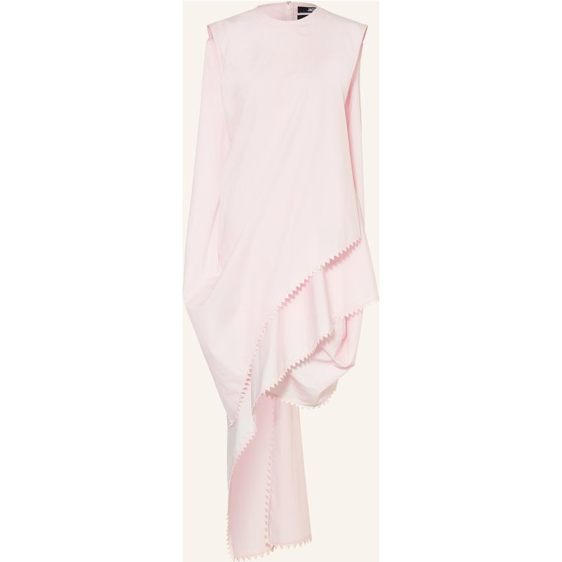 Jacquemus Cocktailkleid La Robe Traversin In Wickeloptik rosa