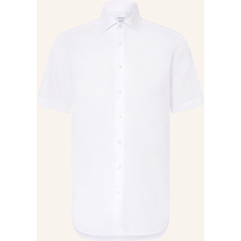 Seidensticker Kurzarm-Hemd Regular Fit weiss