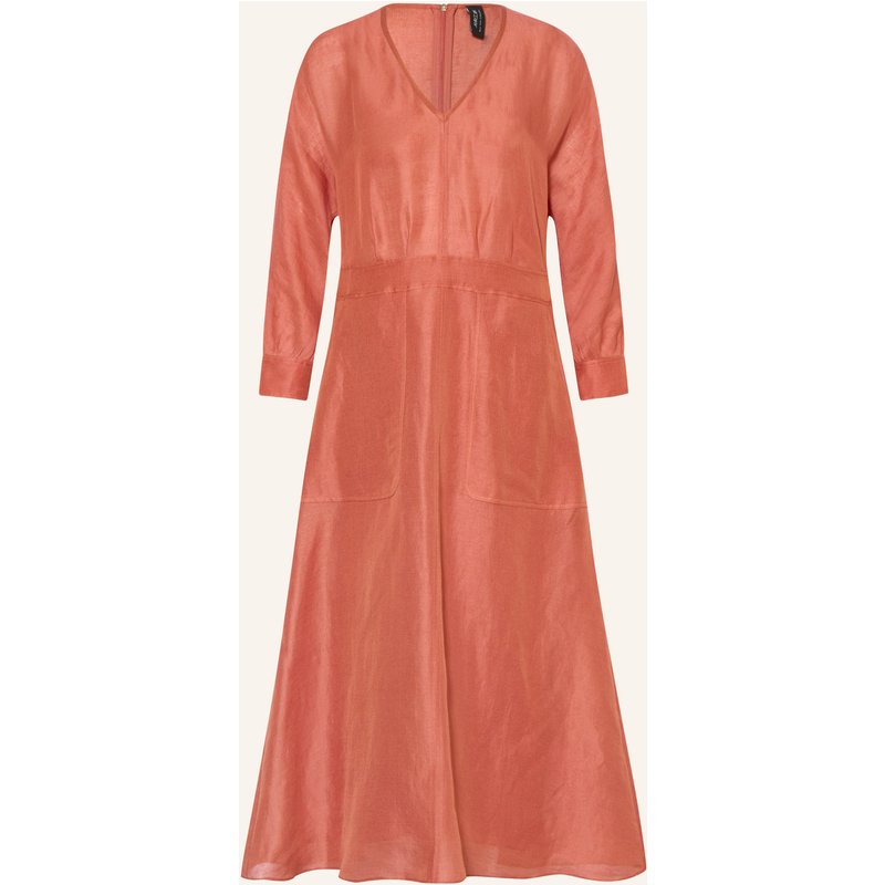 Marc Cain Leinenkleid Mit 3/4-Arm rot
