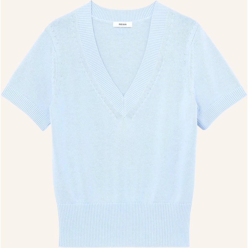Reiss Strickshirt Valerie blau
