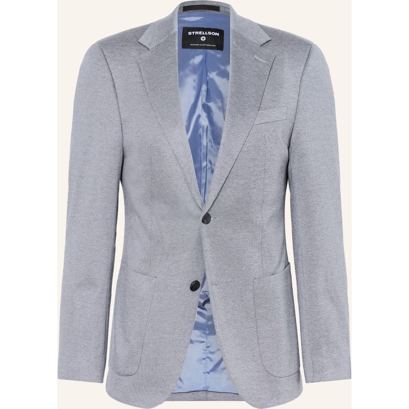 Strellson Anzugsakko Arndt Slim Fit Aus Jersey blau