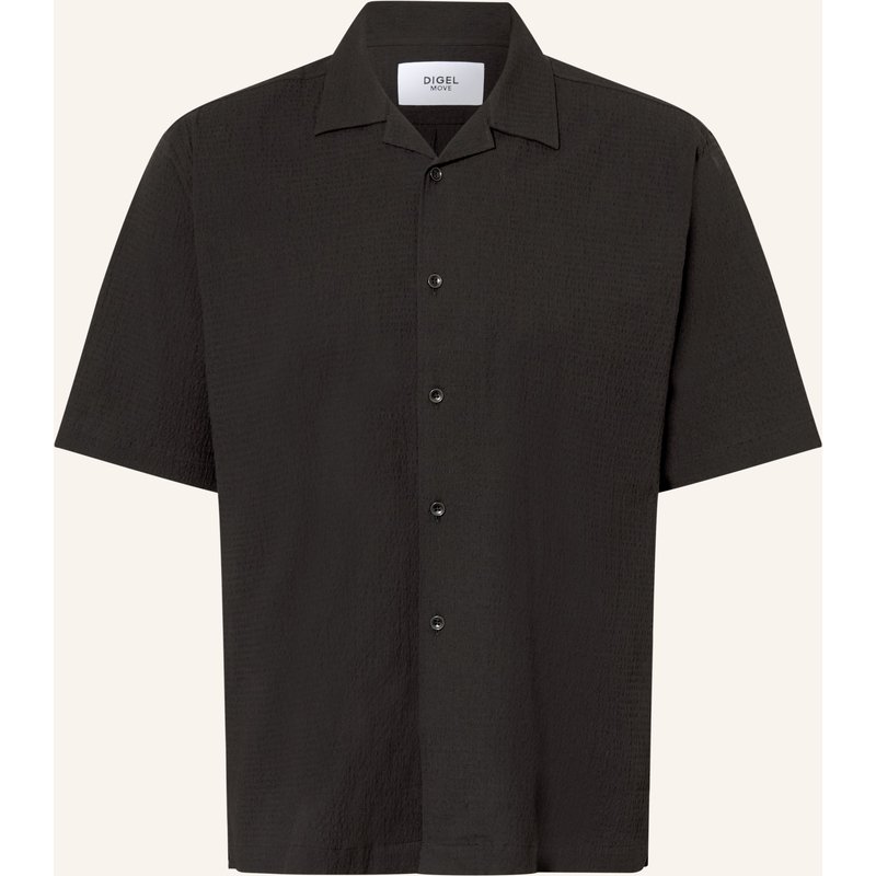 Digel Move Resorthemd Alfie Regular Fit schwarz
