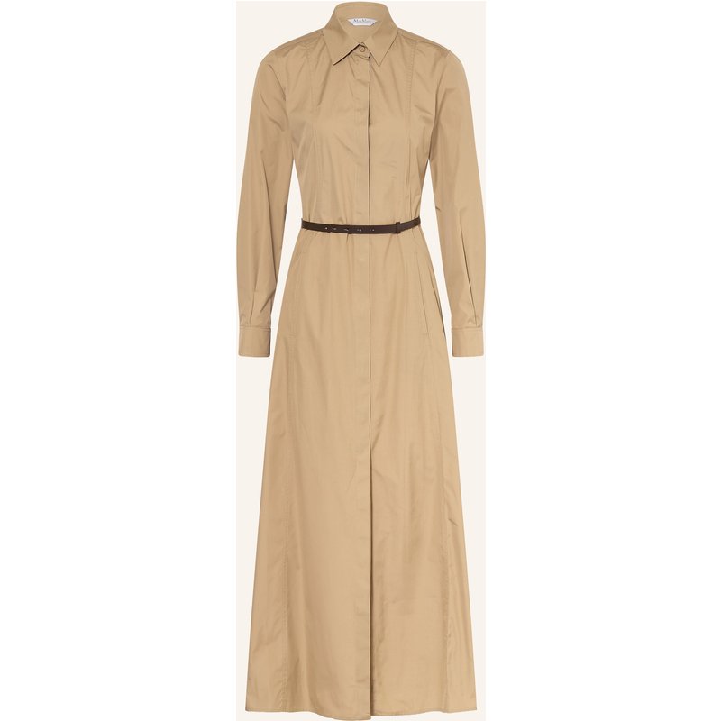 Max Mara Hemdblusenkleid Adunco braun