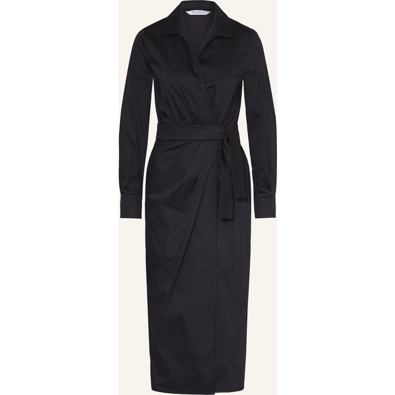 Max Mara Wickelkleid Ottelia schwarz