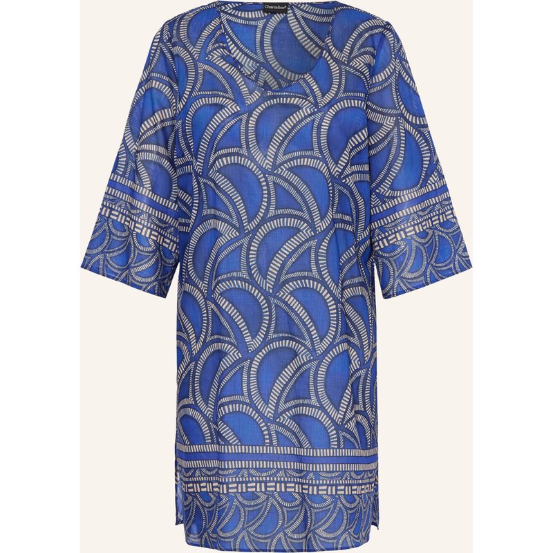 Charmline Strandkleid Tribal Flow Mit 3/4-Arm blau