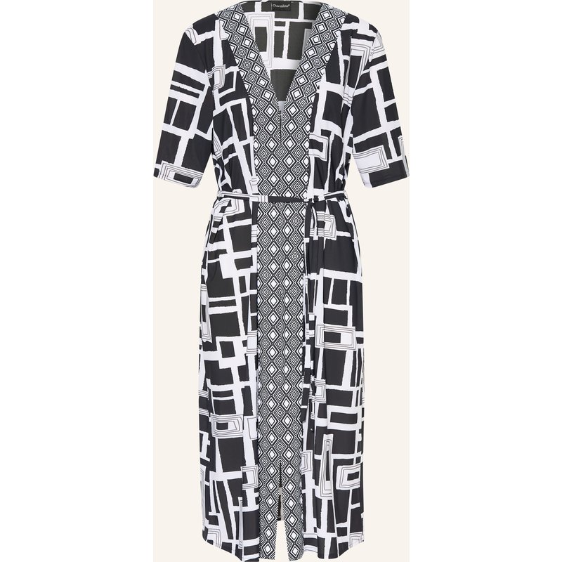 Charmline Kaftan Graphic Frame schwarz