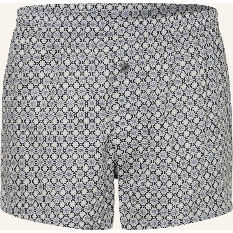 Zimmerli Web-Boxershorts Cotton Sateen Print blau