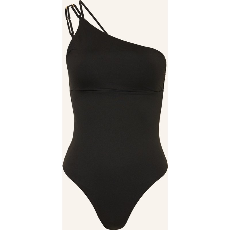 Max Mara Beachwear One-Shoulder-Badeanzug Bchcappa schwarz