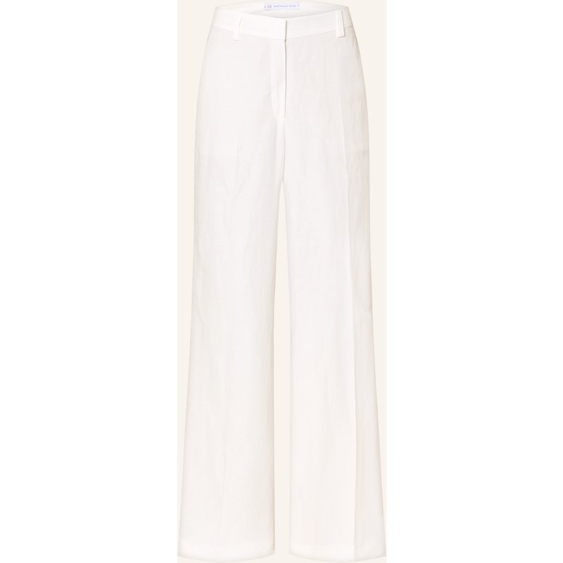 Raffaello Rossi Marlenehose Milara Mit Leinen weiss