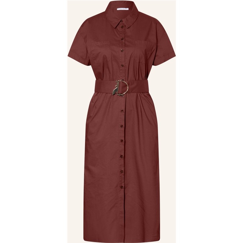 Patrizia Pepe Hemdblusenkleid braun