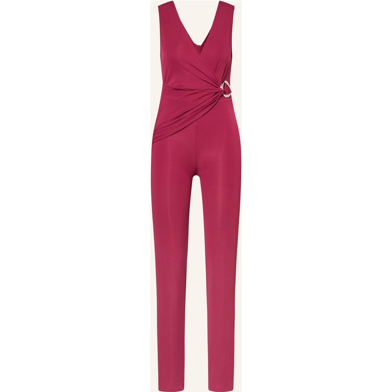 Patrizia Pepe Jumpsuit Aus Jersey rot
