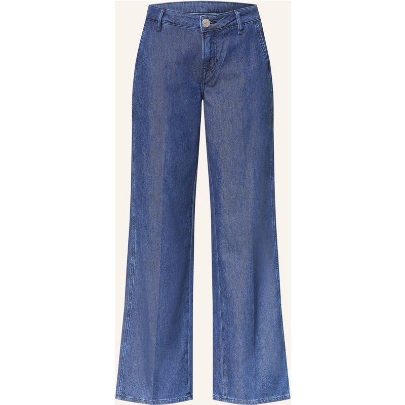 True Religion Wide Leg Jeans Lauren blau