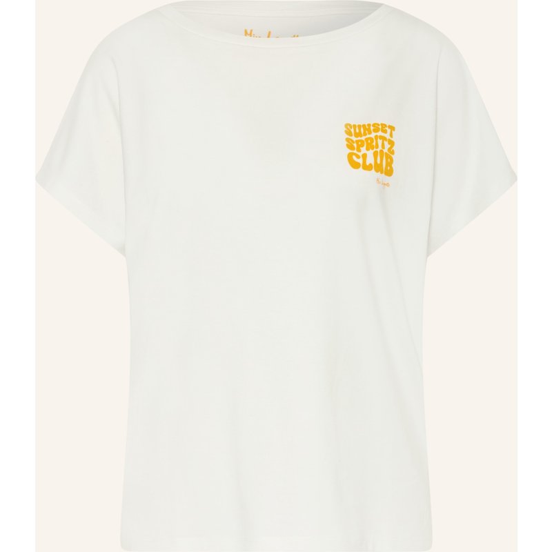 Miss Lagotte T-Shirt Mit Schmucksteinen weiss
