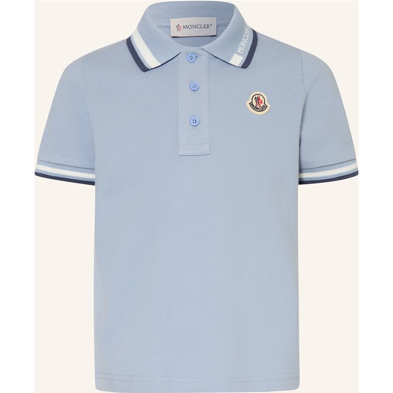 Moncler Enfant Piqué-Poloshirt blau