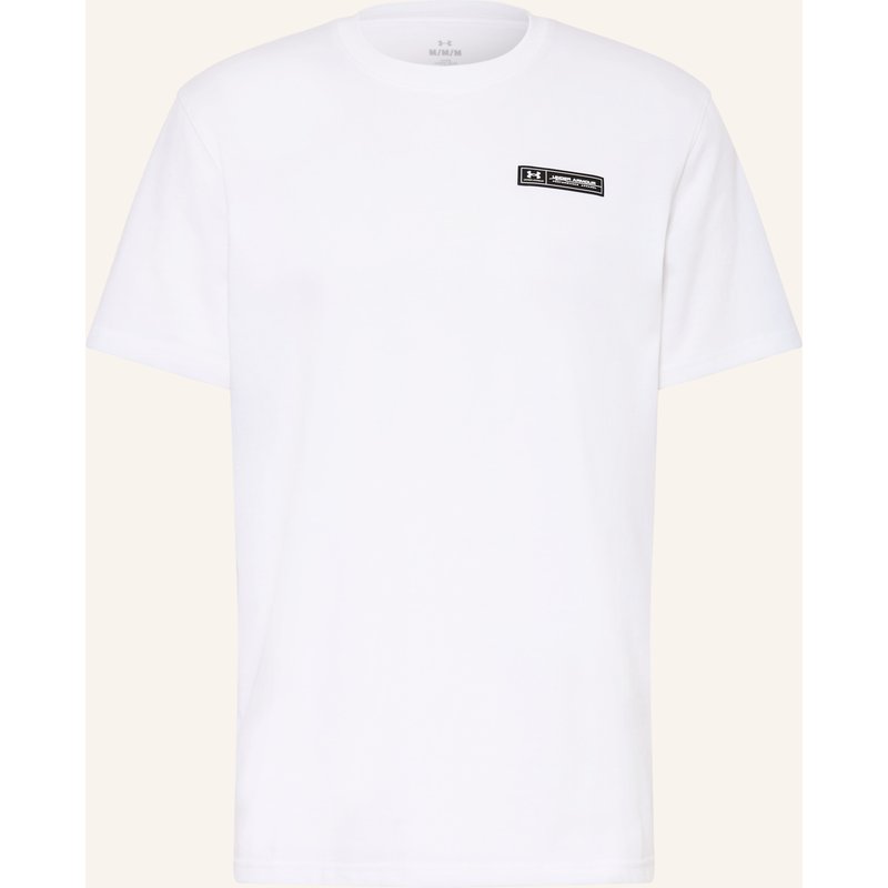 Under Armour T-Shirt Ua Hw Armour Label weiss