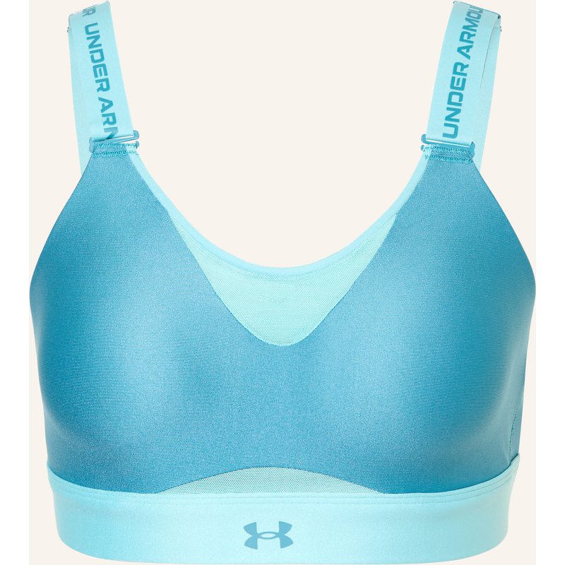 Under Armour Sport-Bh Ua Infinity High 2.0 Mit Mesh blau