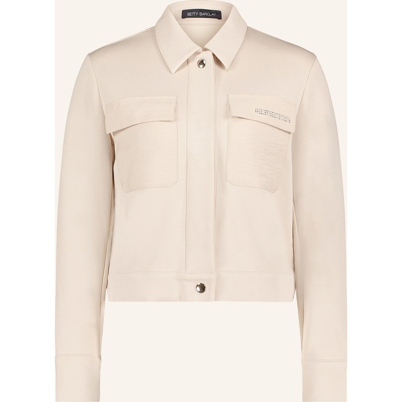 Betty Barclay Jacke Mit Schmucksteinen beige