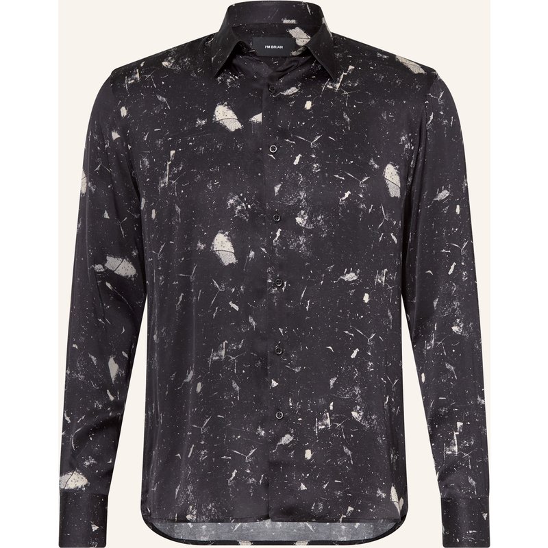 I'm Brian Hemd Slim Fit schwarz