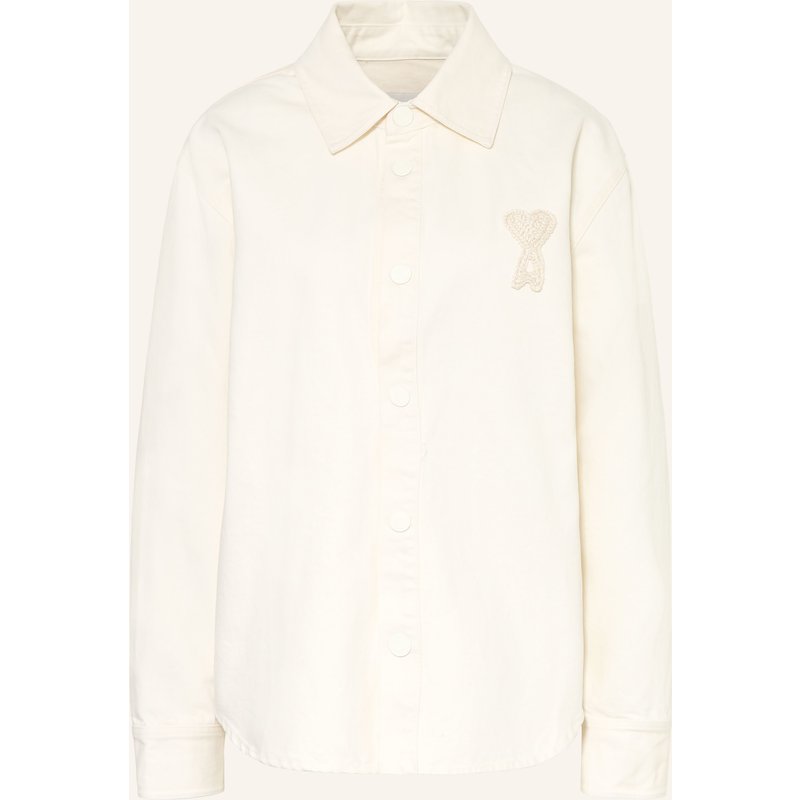 Ami Paris Jeans-Overjacket weiss