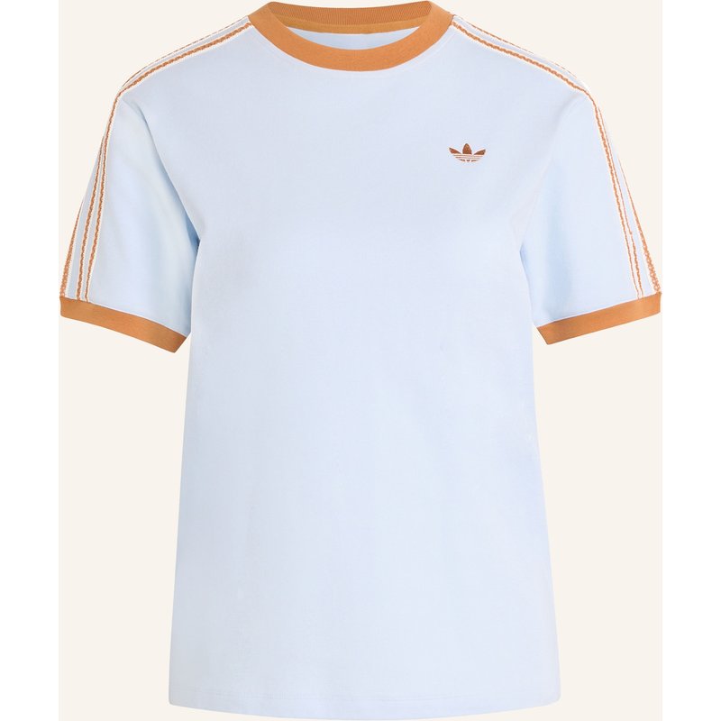 Adidas Originals T-Shirt Adidas Originals Summer Glow Advanced Three Stripes blau