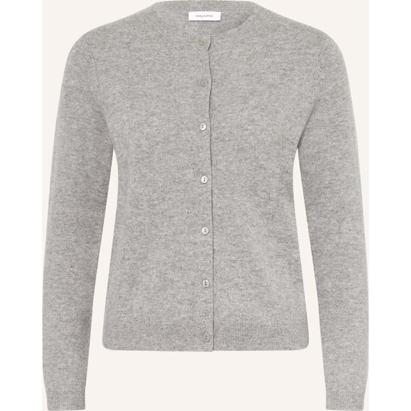 Darling Harbour Strickjacke Aus Cashmere grau