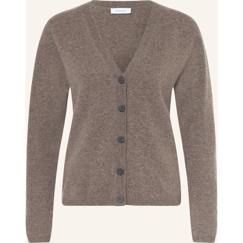 Darling Harbour Strickjacke Aus Cashmere braun