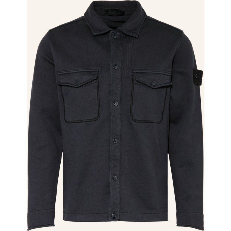 Stone Island Sweatjacke Ghost blau